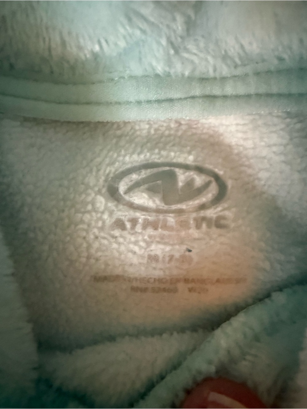 Athletic Works Mint Hoodie with Black Leggings and Cream Stripe - Picture 2 of 3